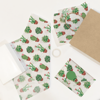 Succulents 20x30 Tissue Paper – Gift Wrapping & Boutique Packaging