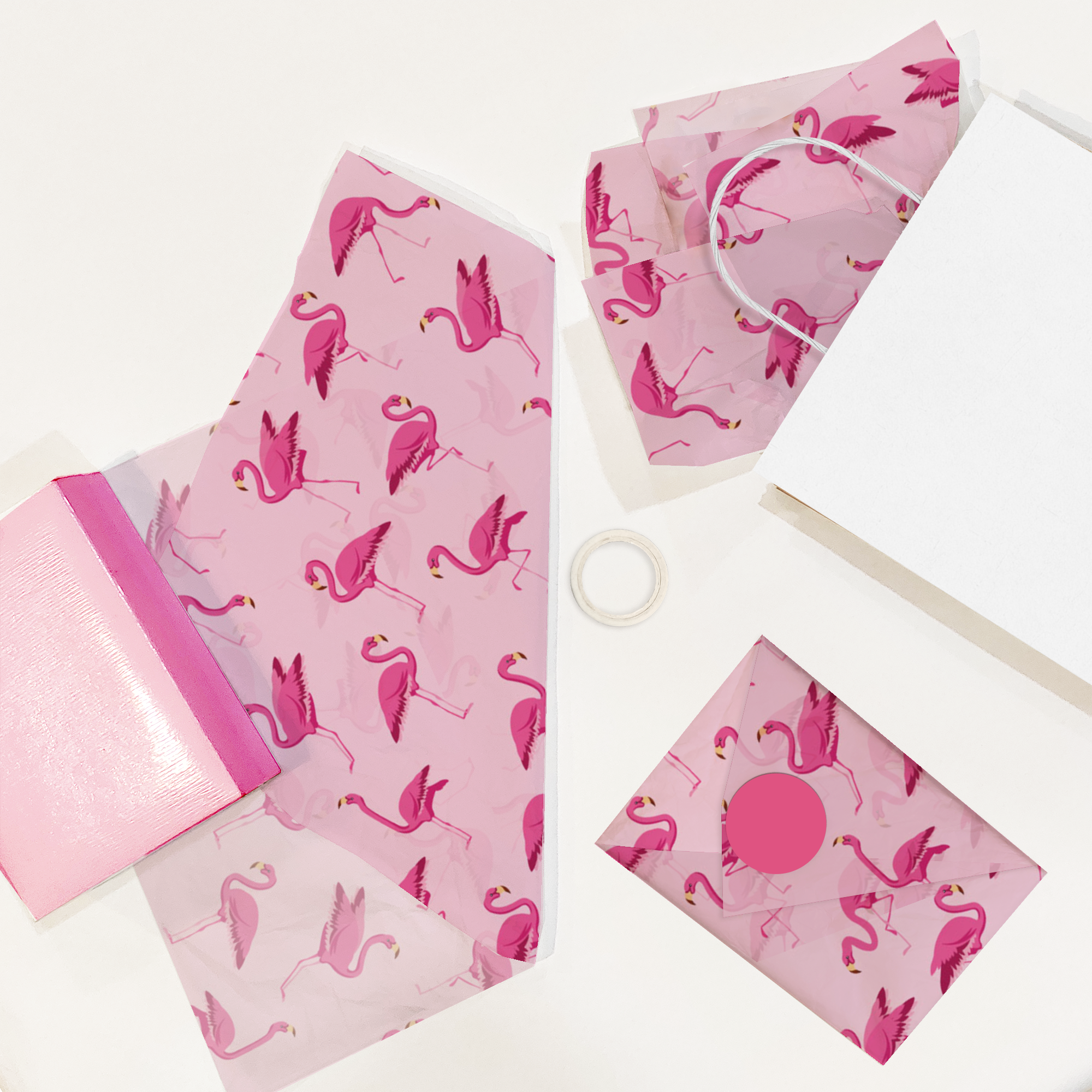 Pink Flamingo 20x30 Tissue Paper – Gift Wrapping & Boutique Packaging