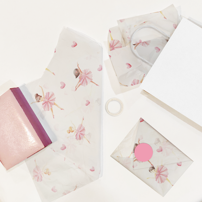 Ballerina Designer Tissue Paper for Gift Bags