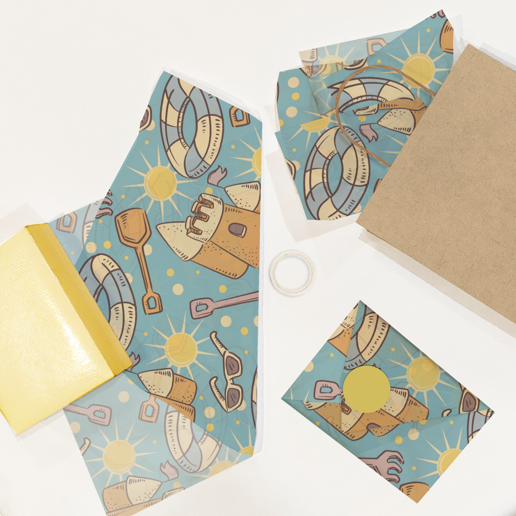 Beach Fun 20x30 Tissue Paper – Gift Wrapping & Boutique Packaging