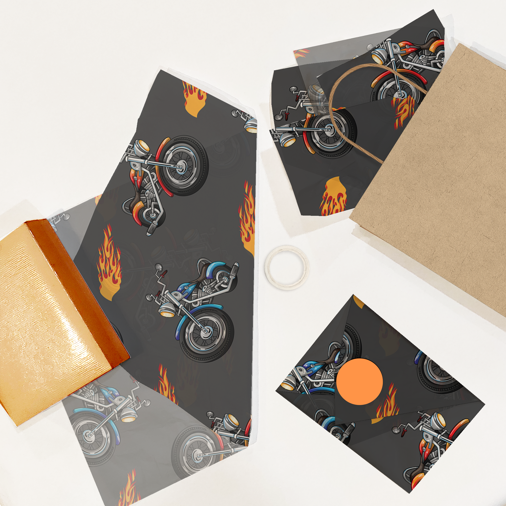Motorcycles 20x30 Tissue Paper – Gift Wrapping & Boutique Packaging