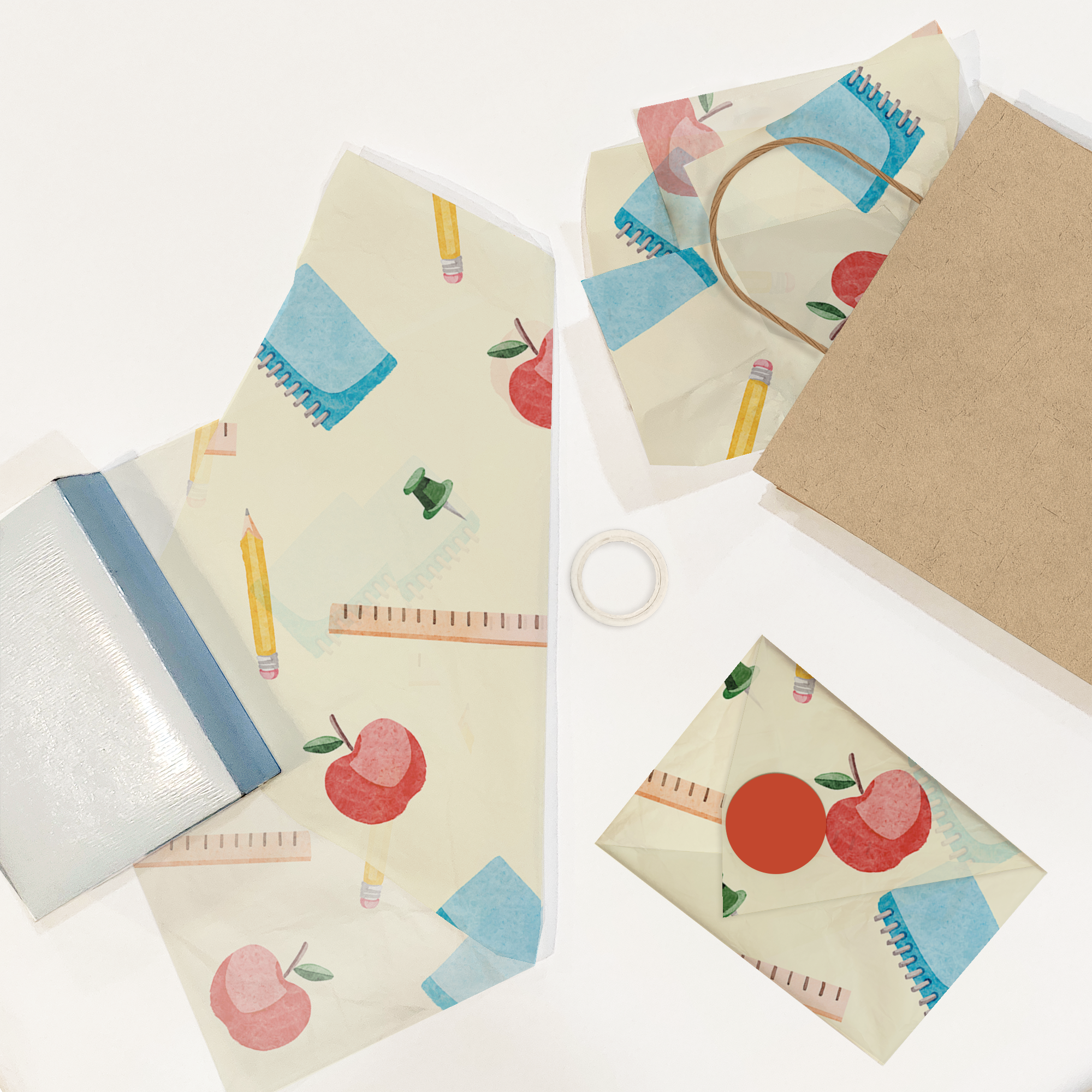 School Supplies 20x30 Tissue Paper – Gift Wrapping & Boutique Packaging
