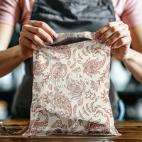 10x13 Pink Paisley Poly Mailers – Shipping Bags for Small Business