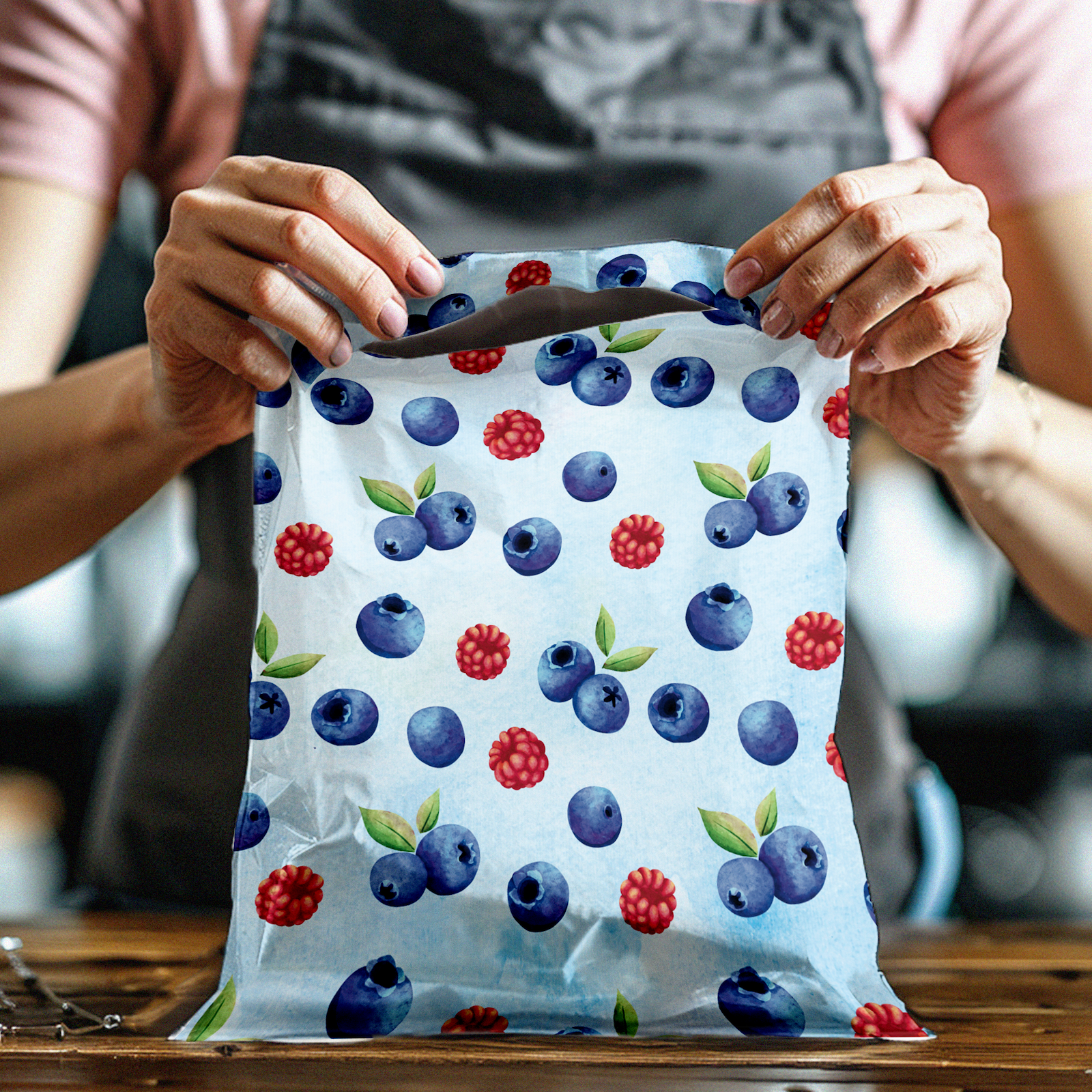 10x13 Summer Berries Poly Mailers – Shipping Bags for Small Business