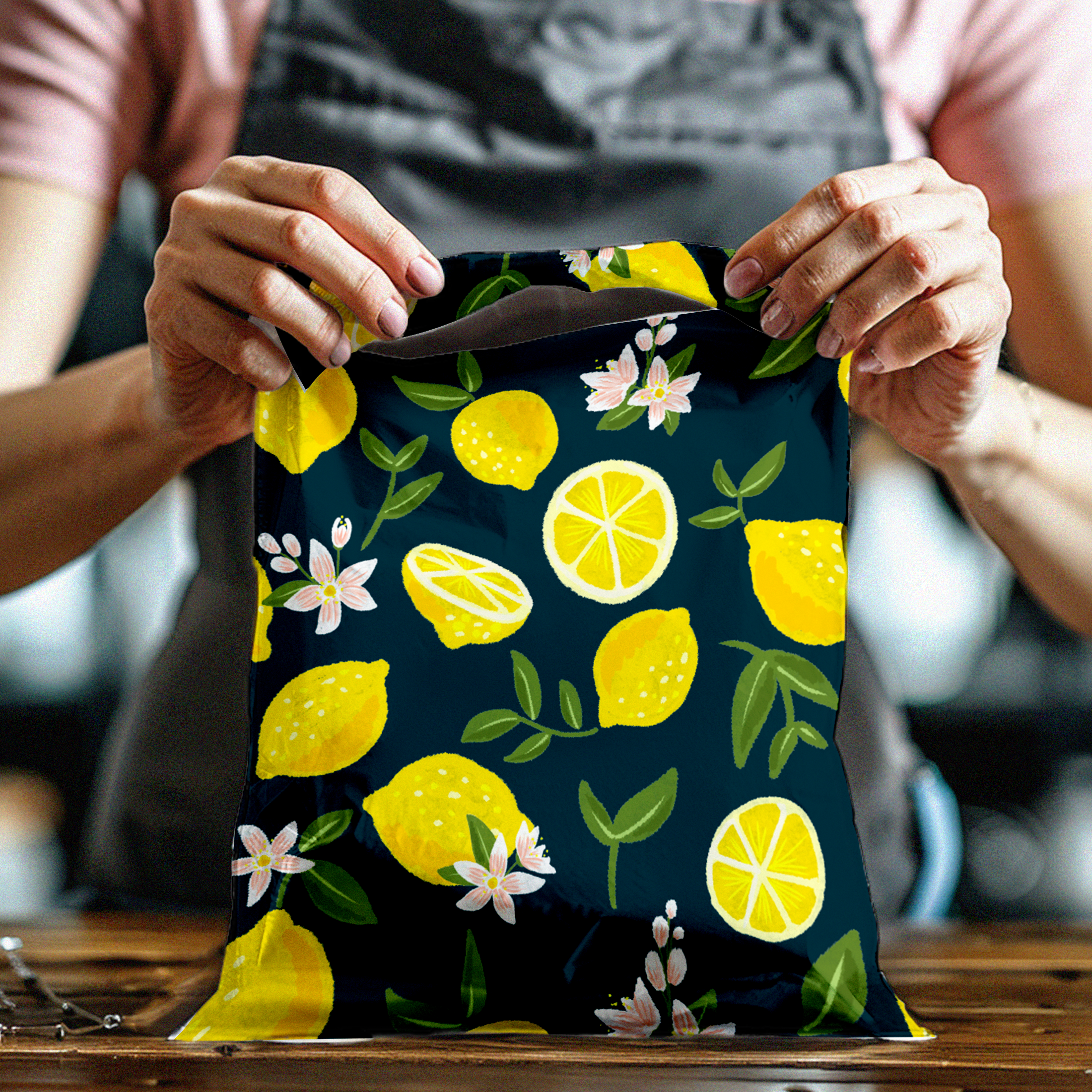 10x13 Lemons Poly Mailers – Shipping Bags for Small Business