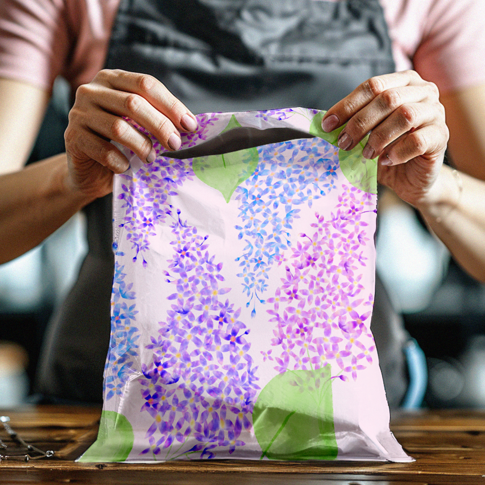 10x13 Lilacs Poly Mailers – Shipping Bags for Small Business