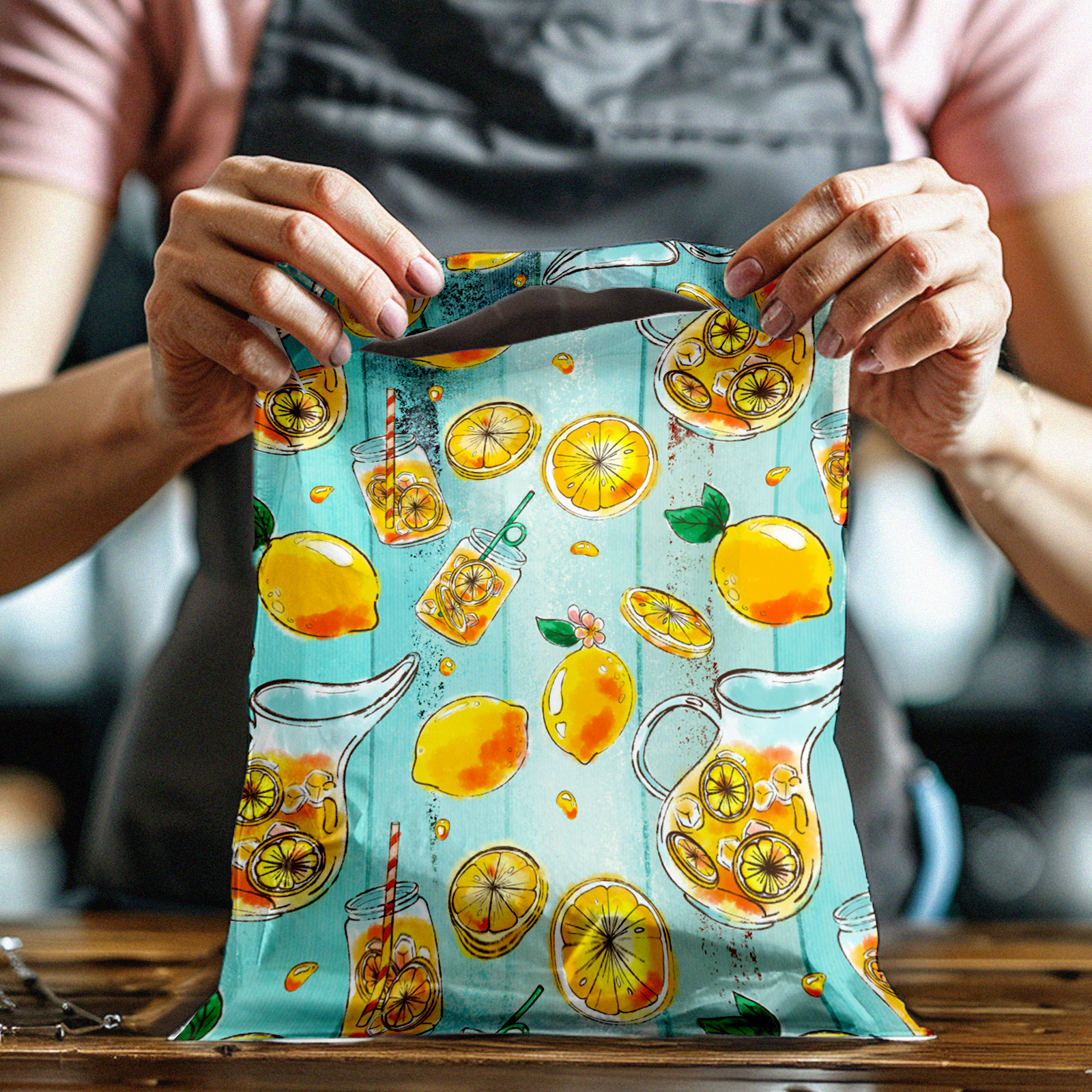 10x13 Lemonade Poly Mailers – Shipping Bags for Small Business
