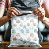10x13 Hydrangeas Poly Mailers – Shipping Bags for Small Business