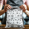19x24" Black and White Floral Designer Poly Mailers Shipping Envelopes Premium Printed Bags