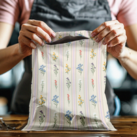10x13 Striped Florals Poly Mailers – Shipping Bags for Small Business