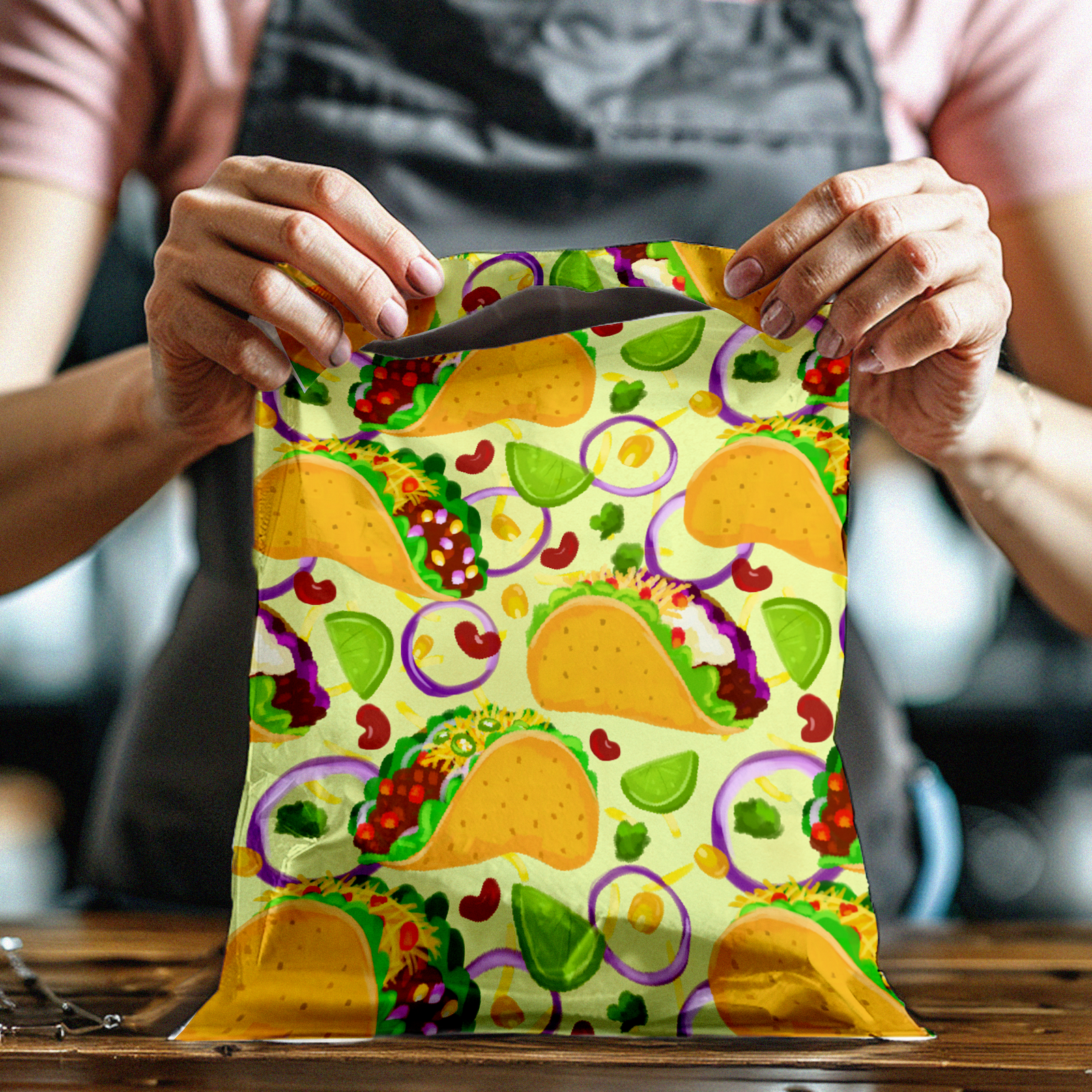 10x13 Tacos Poly Mailers – Shipping Bags for Small Business
