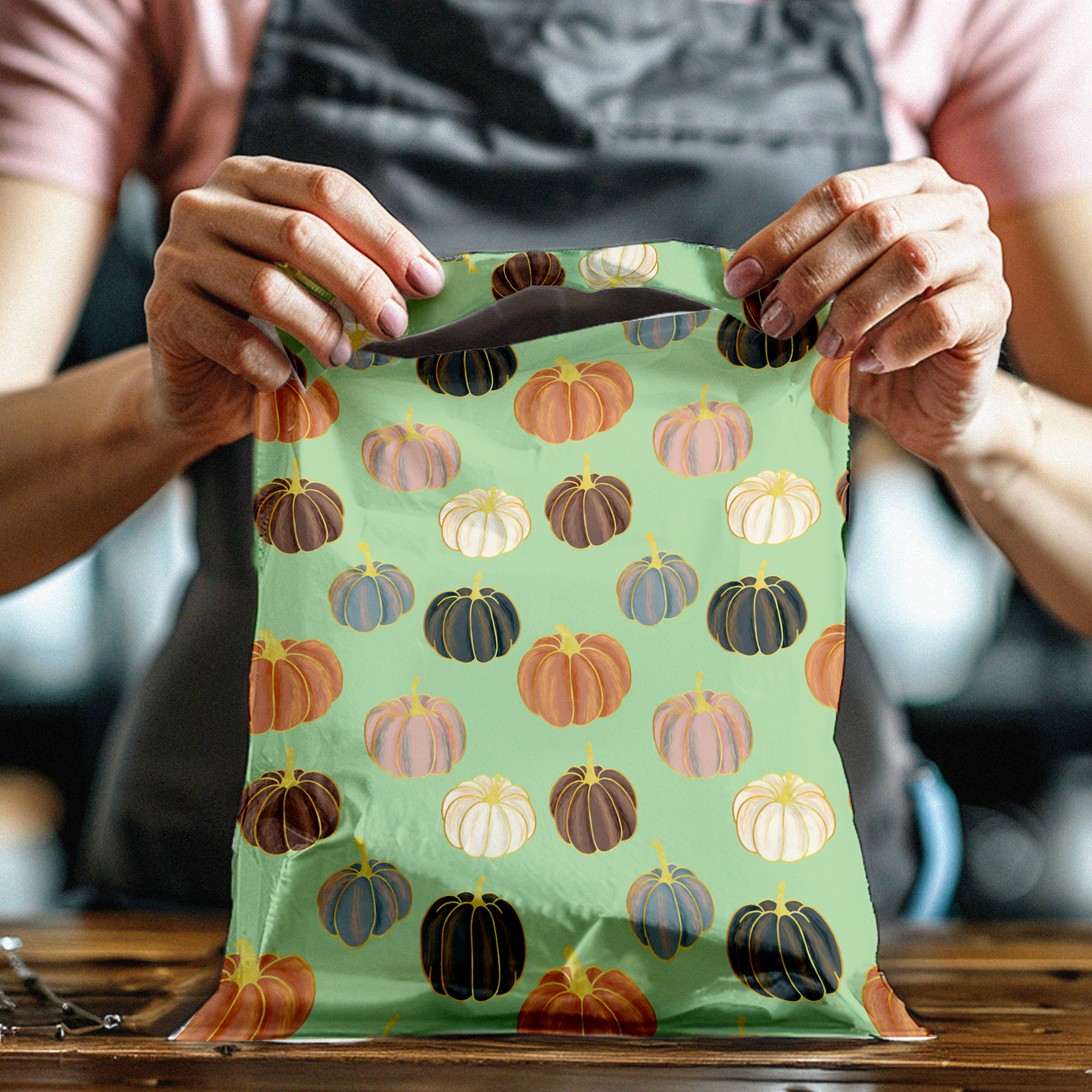 10x13 Pumpkin Patch Poly Mailers – Shipping Bags for Small Business