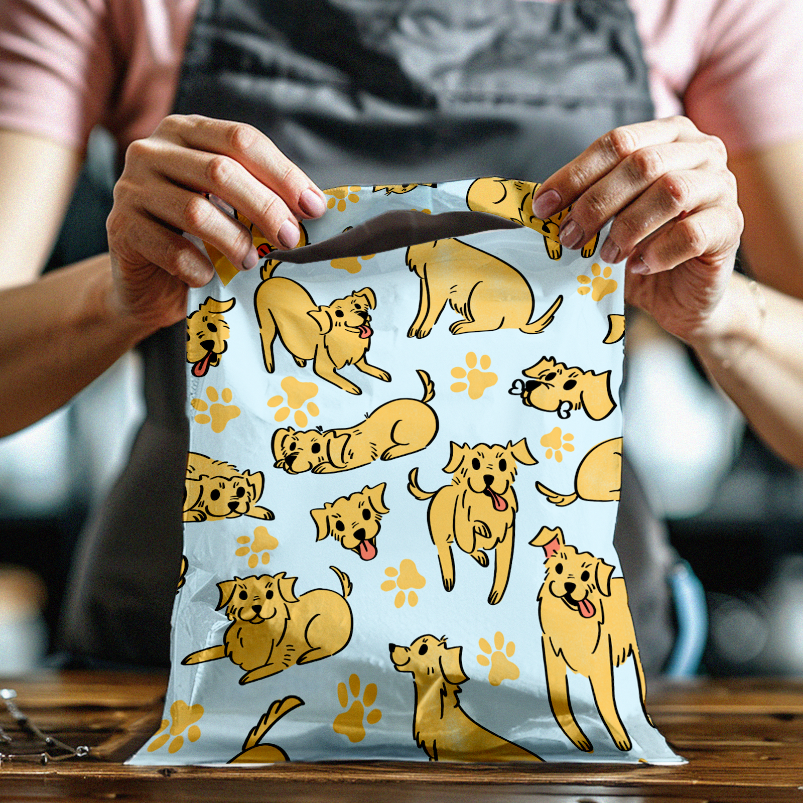 10x13 Dogs Poly Mailers – Shipping Bags for Small Business
