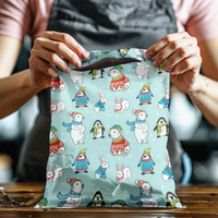 12x15 Winter Animals Poly Mailers – Shipping Bags for Small Business