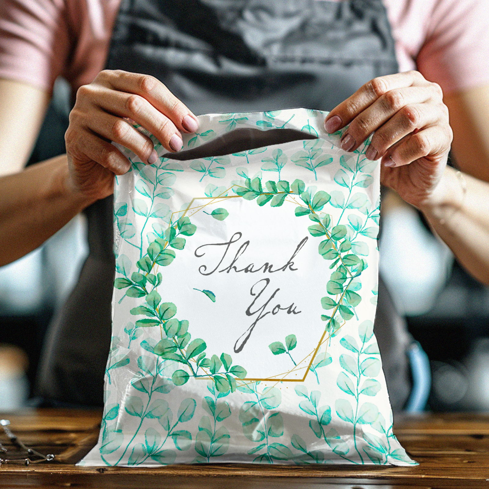 10x13 Eucalyptus Poly Mailers – Shipping Bags for Small Business