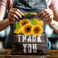 10x13 Sunflower Thank You Poly Mailers – Shipping Bags for Small Business