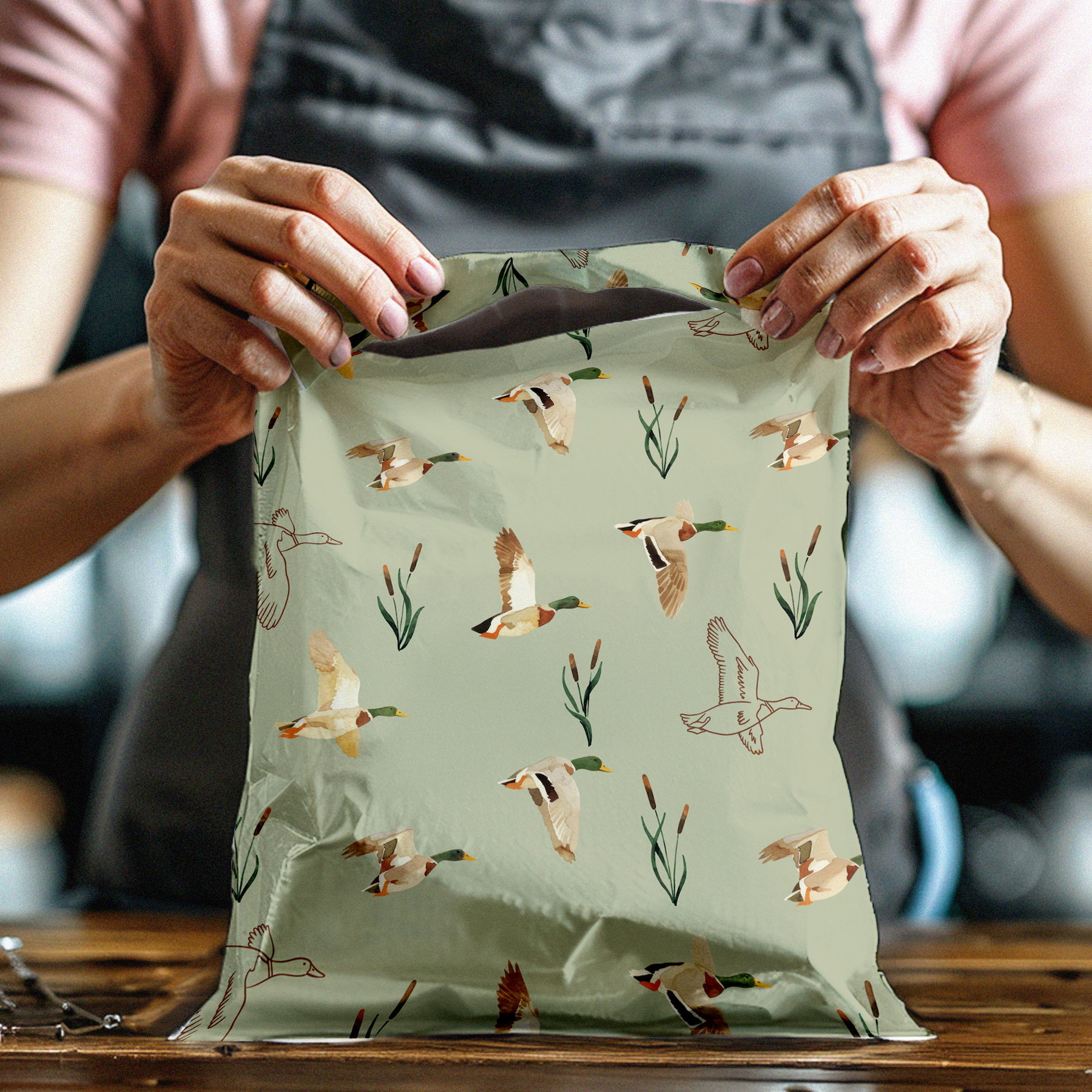 10x13 Ducks Poly Mailers – Shipping Bags for Small Business