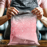10x13 Pink Glitter Transition Poly Mailers – Shipping Bags for Small Business