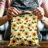 12x15 Sunflowers and Bees Poly Mailers – Shipping Bags for Small Business