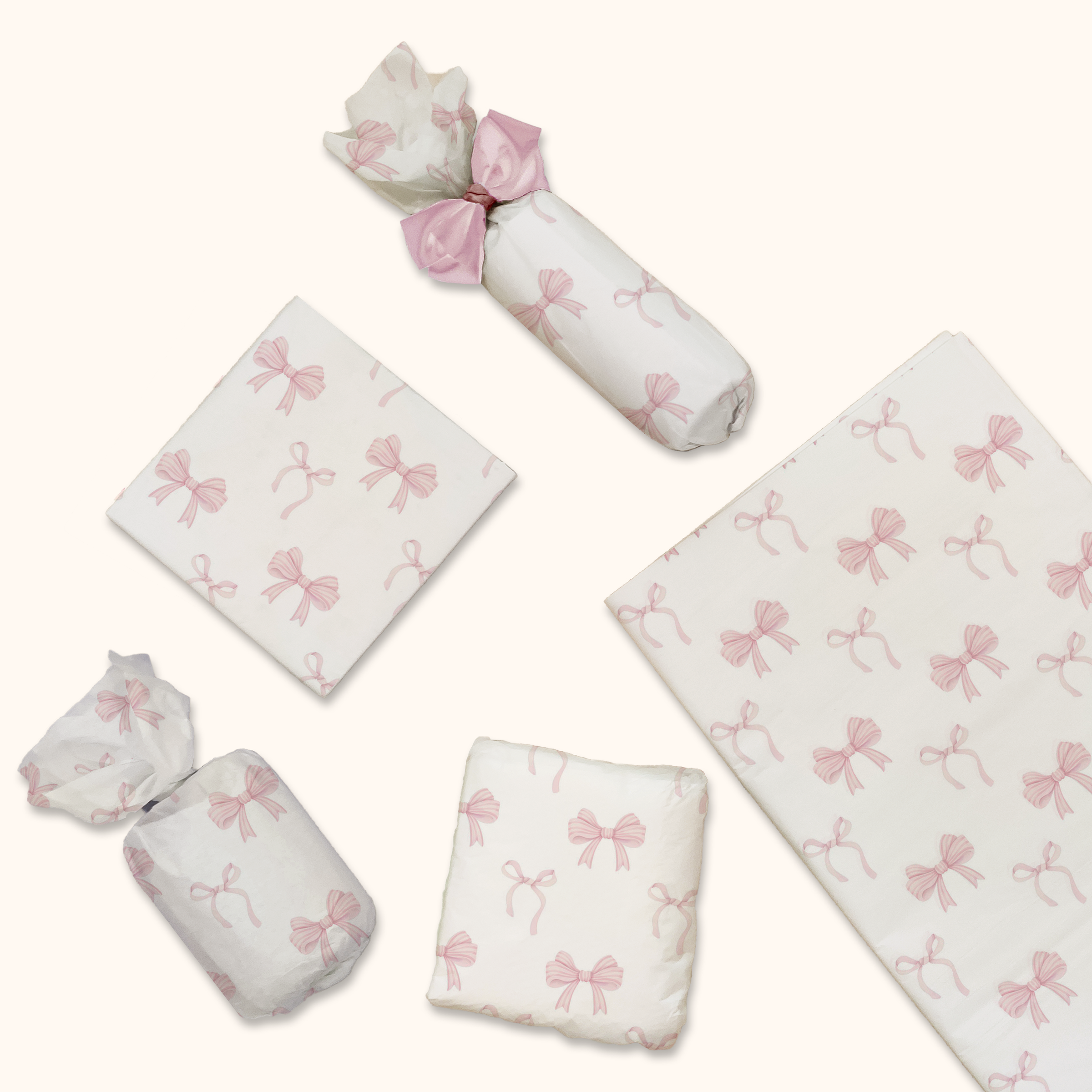 Pink Bows 20x30 Tissue Paper – Gift Wrapping & Boutique Packaging