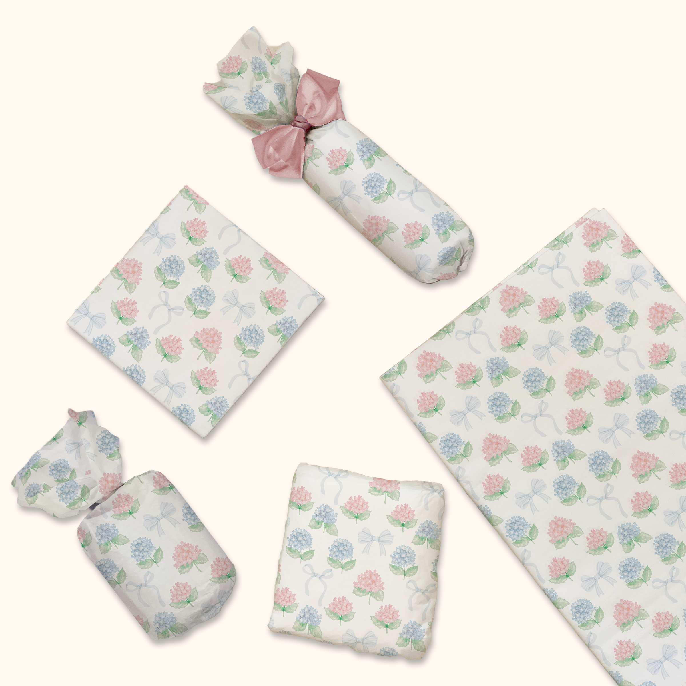Hydrangeas 20x30 Tissue Paper – Gift Wrapping & Boutique Packaging