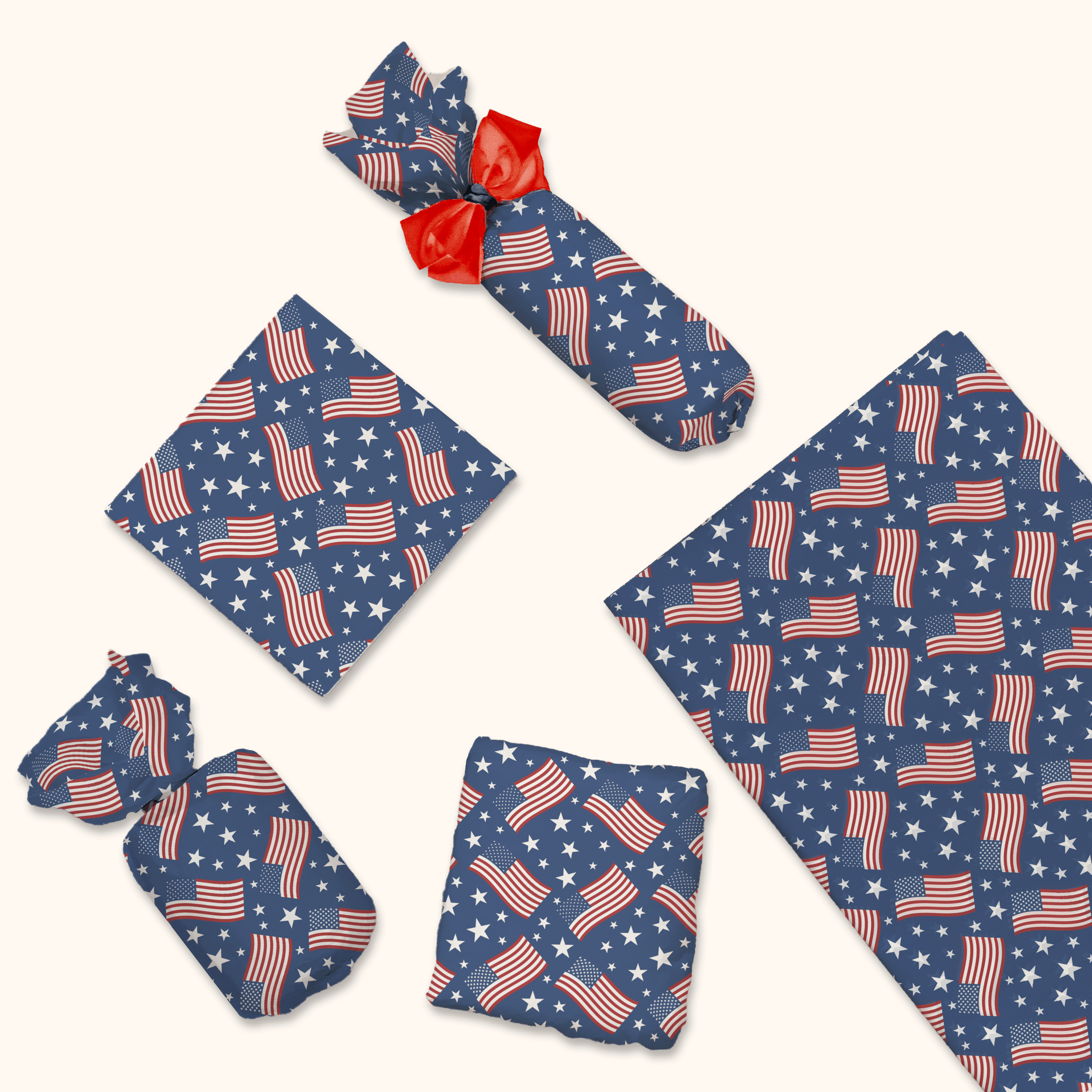 American  Flag USA print tissue wrapping paper pro supply global