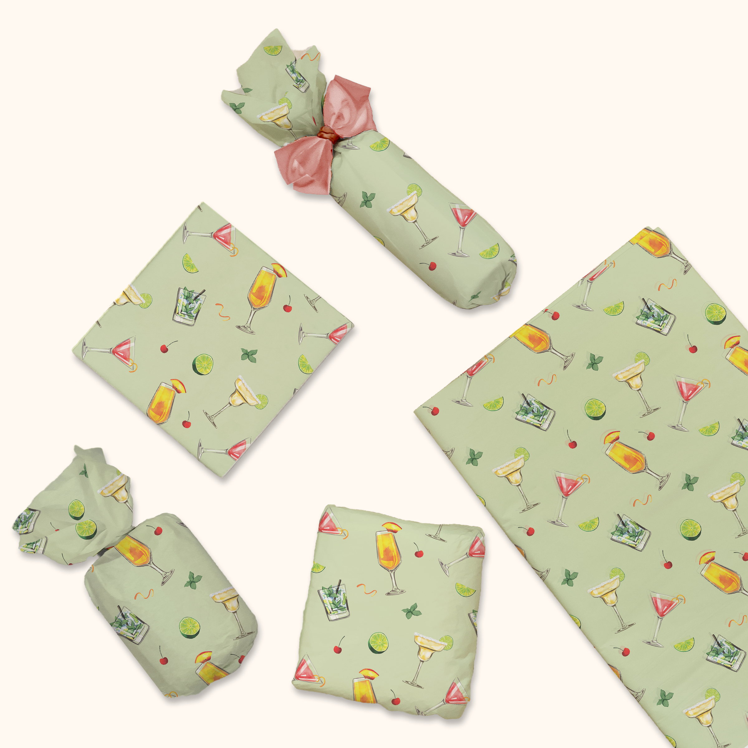 Cocktails 20x30 Tissue Paper – Gift Wrapping & Boutique Packaging