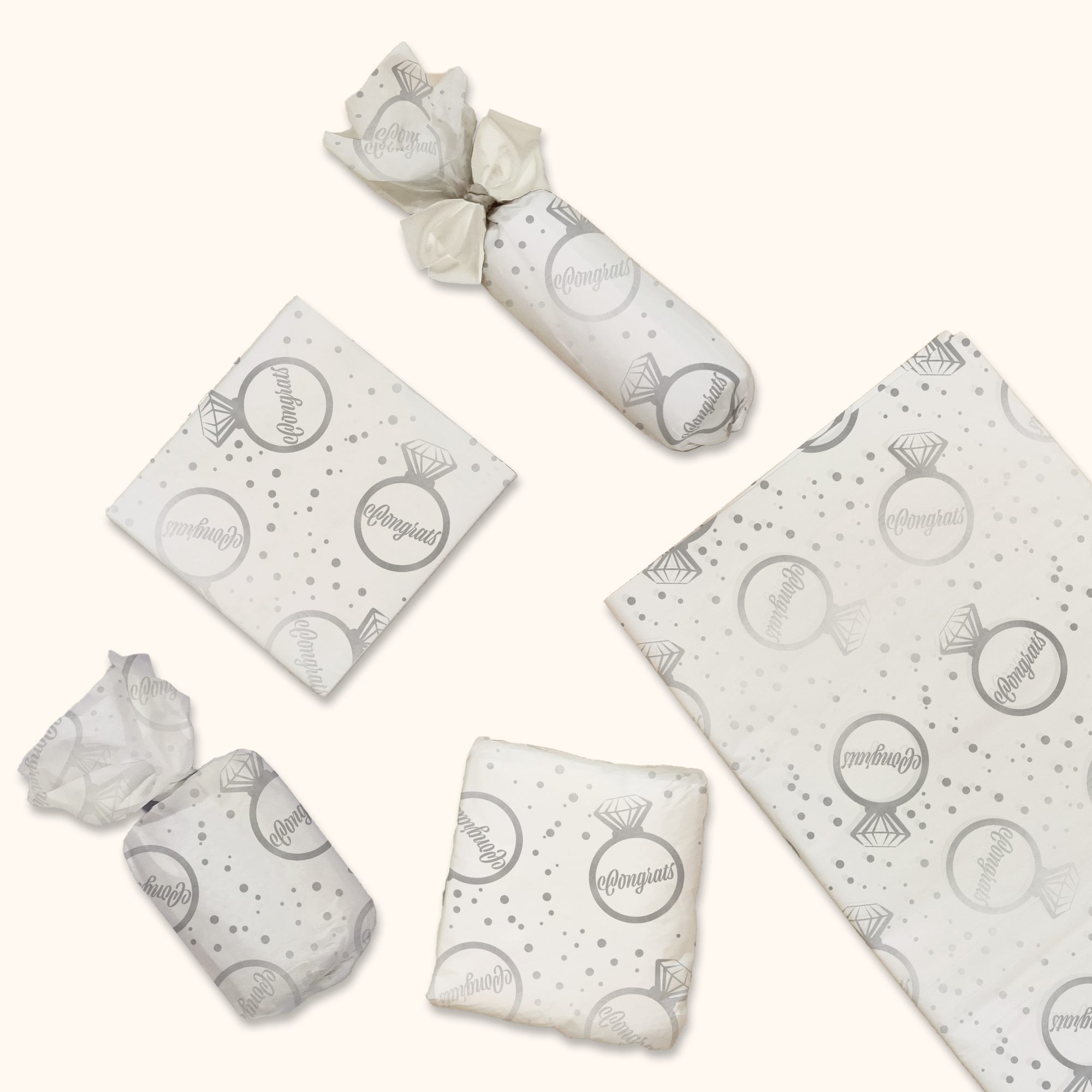 Diamond Rings 20x30 Tissue Paper – Gift Wrapping & Boutique Packaging