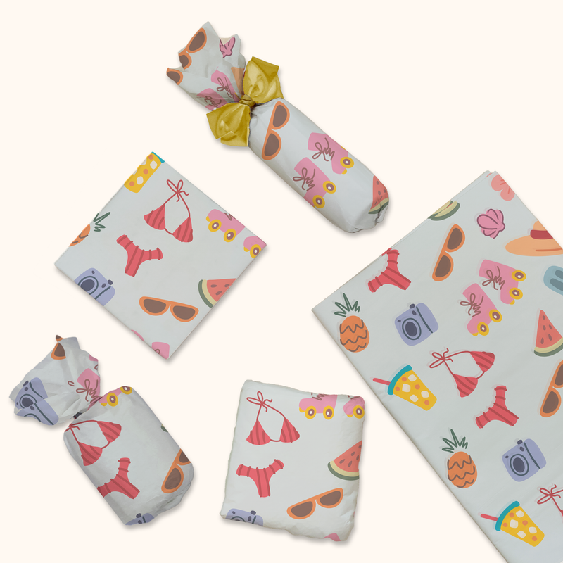 Summer Vibes Designer Tissue Paper for Gift Bags