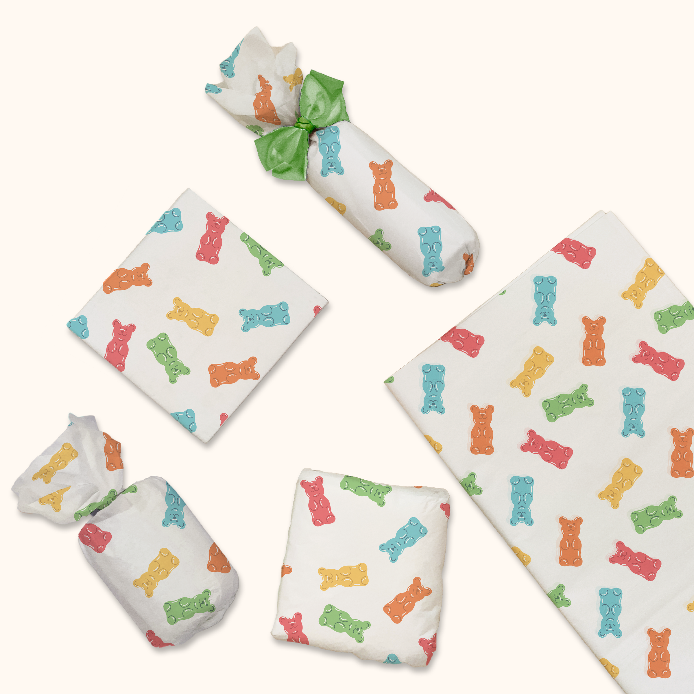 Gummy Bears 20x30 Tissue Paper – Gift Wrapping & Boutique Packaging