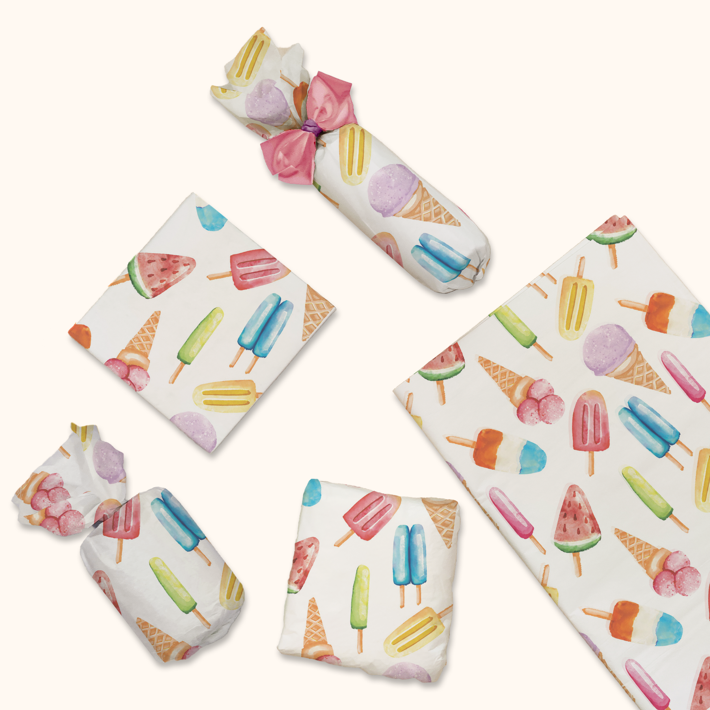 Popsicles 20x30 Tissue Paper – Gift Wrapping & Boutique Packaging