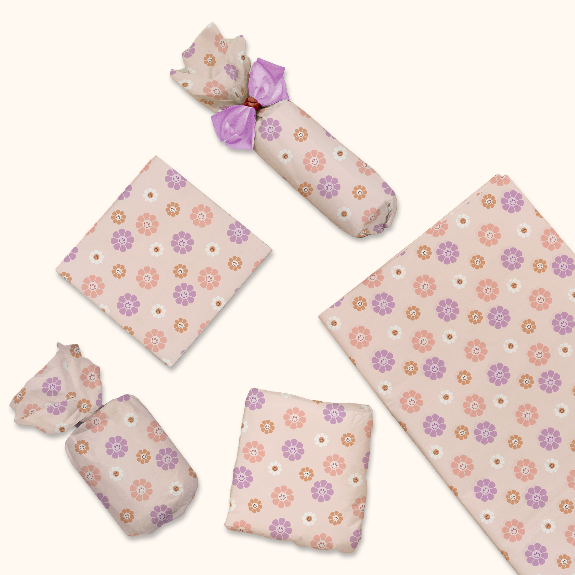 Groovy Flowers 20x30 Tissue Paper – Gift Wrapping & Boutique Packaging