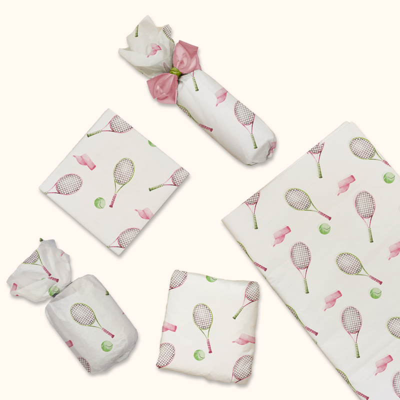 Tennis Designer Tissue Paper for Gift Bags