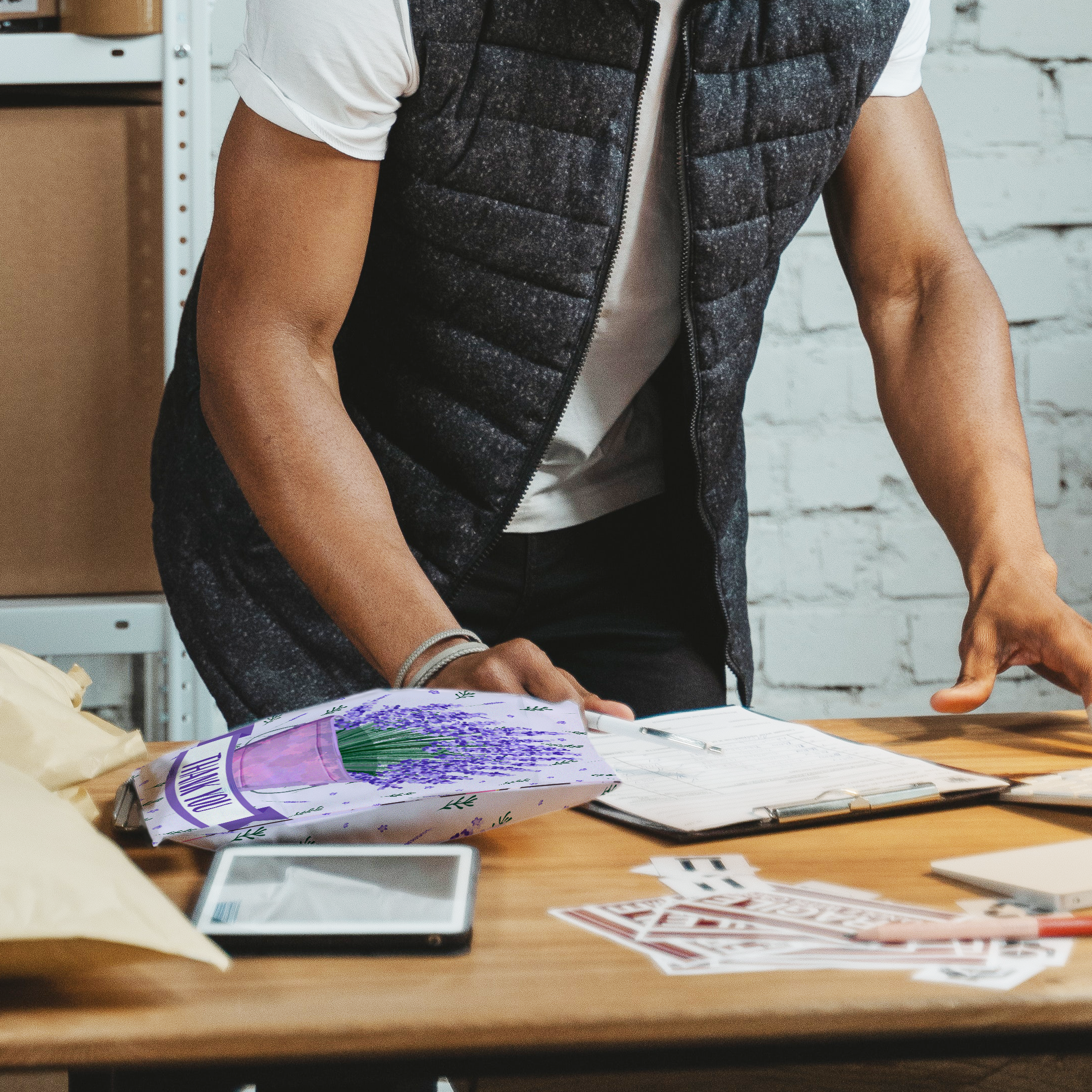 10x13 Lavender Poly Mailers – Shipping Bags for Small Business