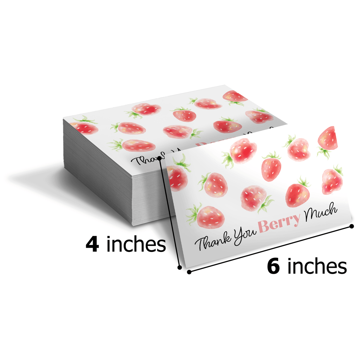 Strawberries Insert Cards - Pro Supply Global