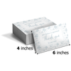 Blue Toile Insert Cards for Business Customers