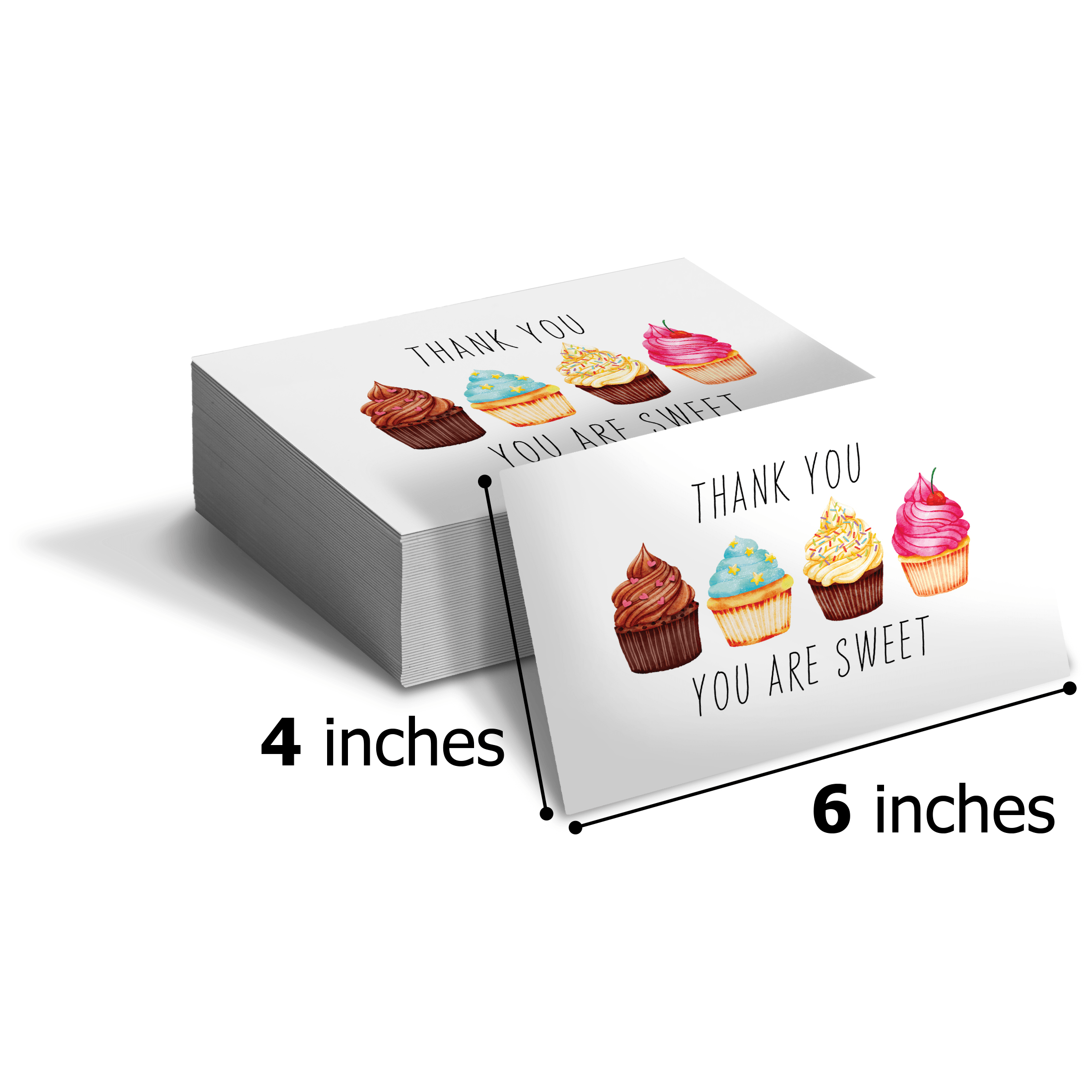 Cupcake Insert Cards - Pro Supply Global