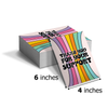 Rainbow Insert Cards for Business Customers