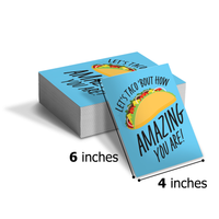 Taco Insert Cards for Business Customers