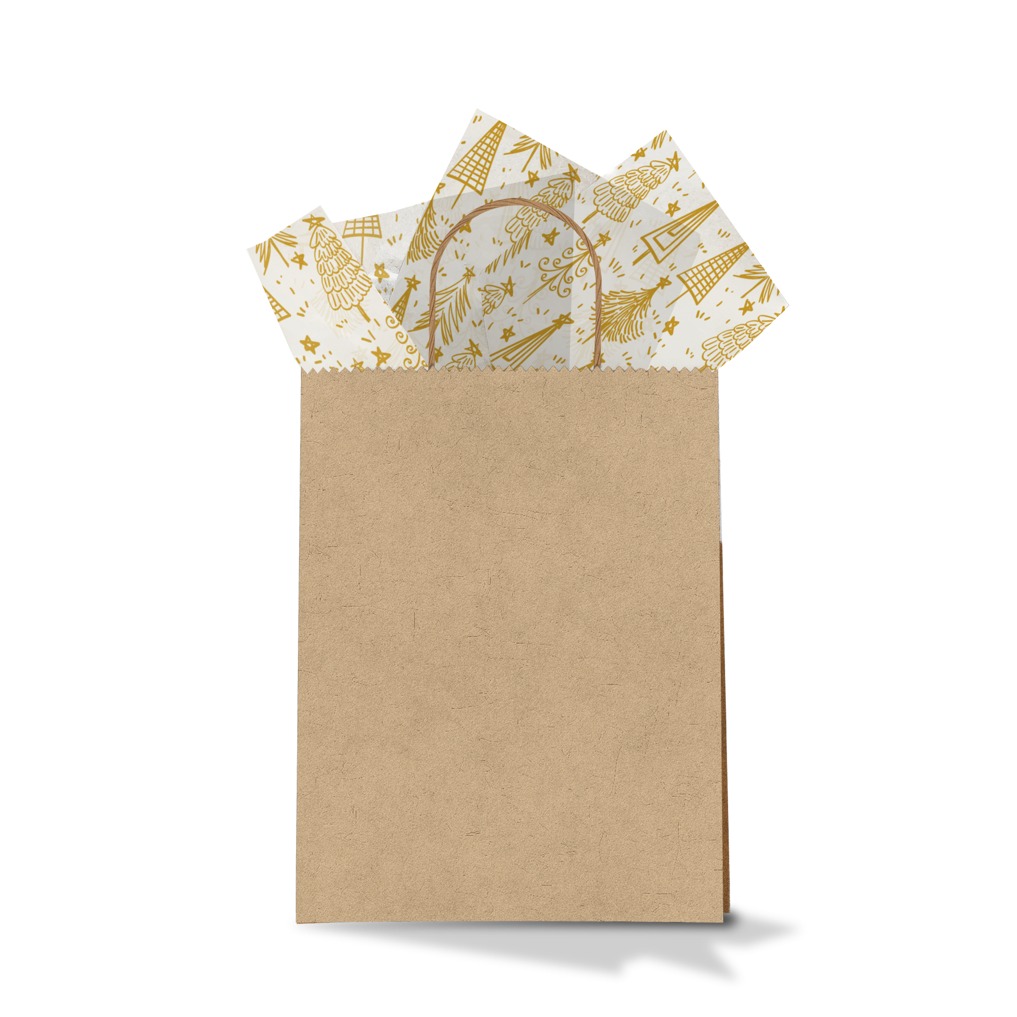 Gold Trees 20x30 Tissue Paper – Gift Wrapping & Boutique Packaging