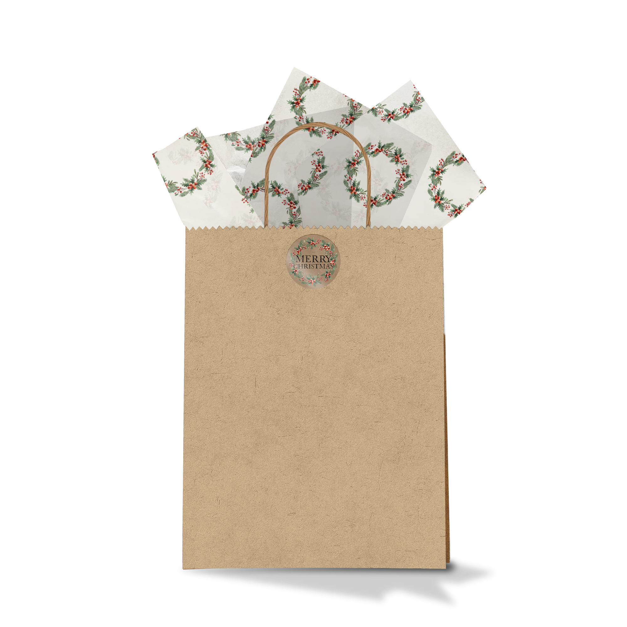 Christmas Wreath 20x30 Tissue Paper – Gift Wrapping & Boutique Packaging