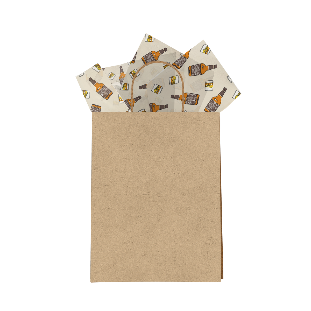 Whiskey Glass Tissue Paper – 20 x 30 Cocktail Gift Wrap Tissue Paper