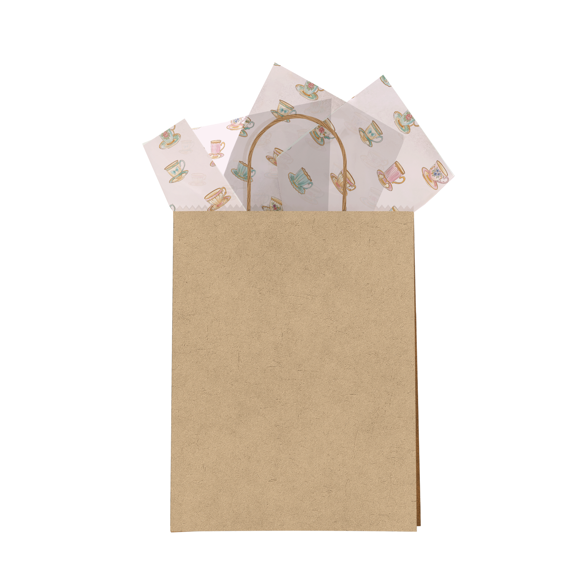 Tea Cups 20x30 Tissue Paper – Gift Wrapping & Boutique Packaging