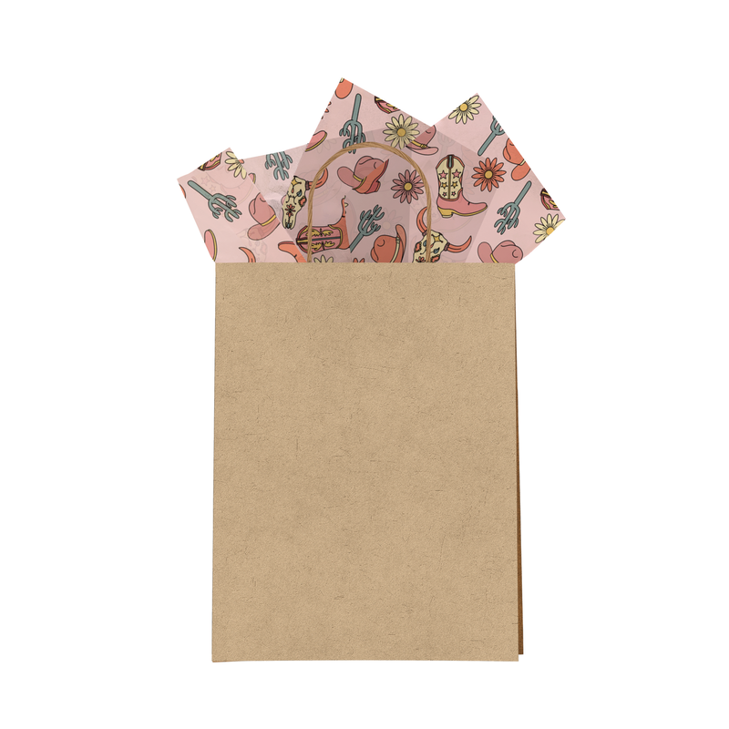 Cowboy Western Designer Tissue Paper for Gift Bags