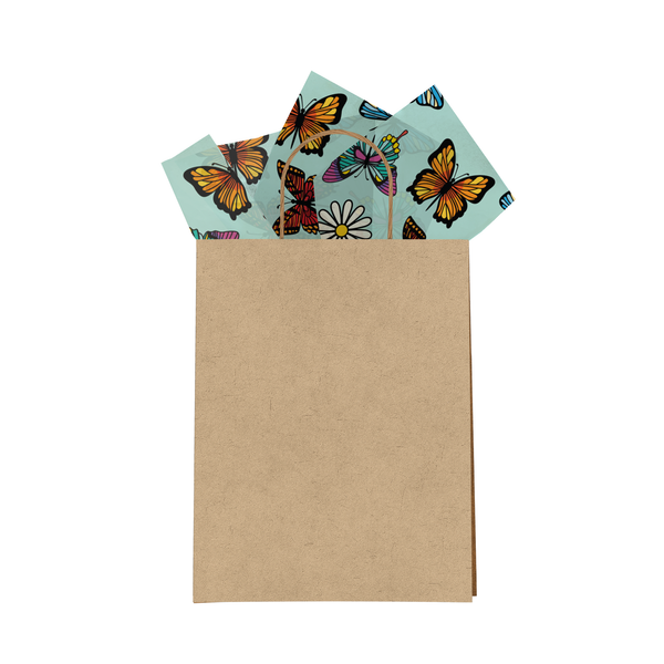 Butterflies and Daisies 20x30 Tissue Paper – Gift Wrapping & Boutique Packaging