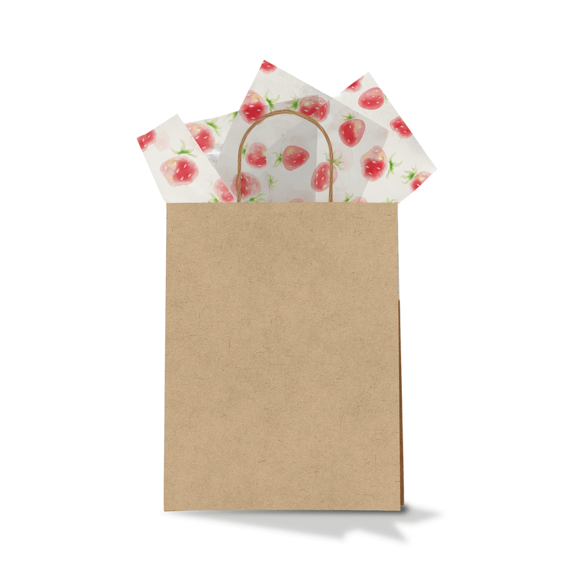 Strawberries Designer Tissue Paper for Gift Bags - Pro Supply Global