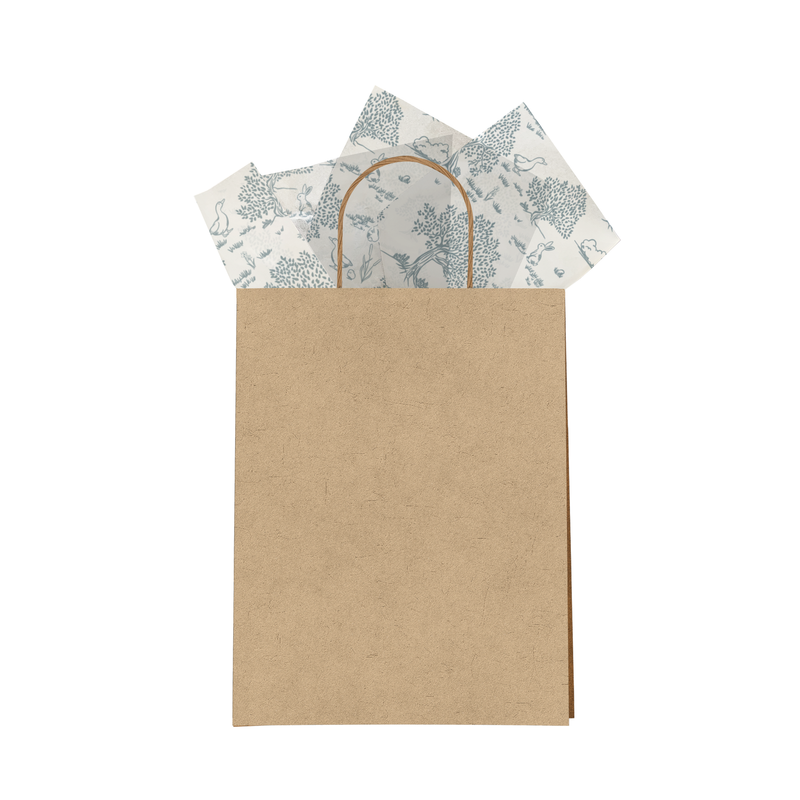 Blue Toile Designer Tissue Paper for Gift Bags