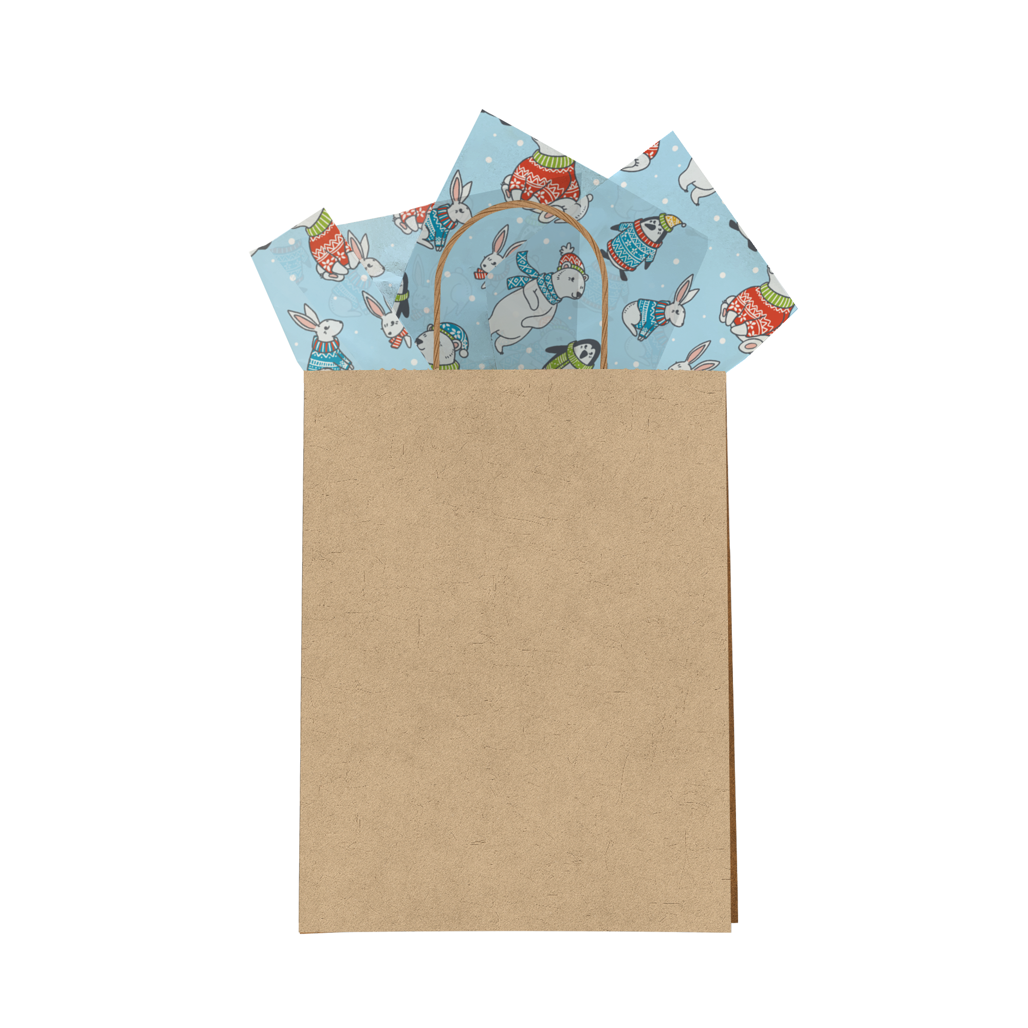 Winter Animals 20x30 Tissue Paper – Gift Wrapping & Boutique Packaging
