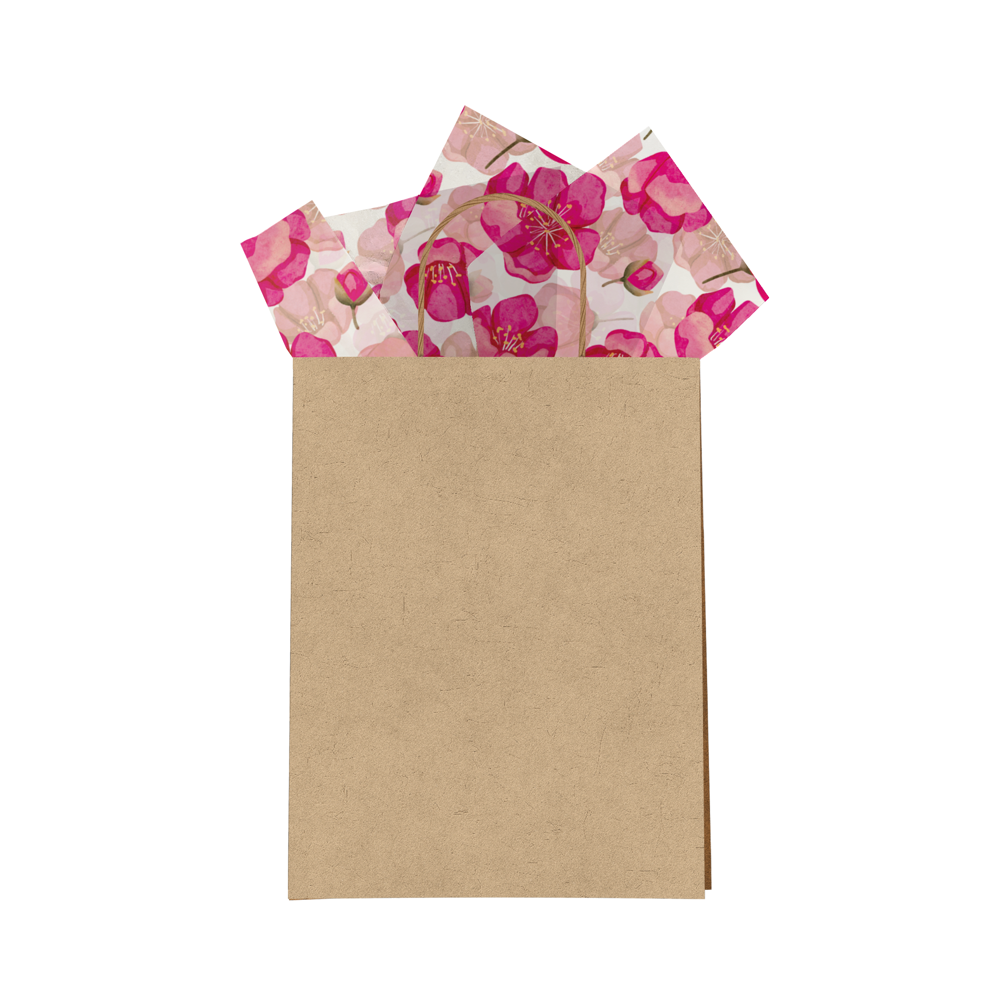 Pink Poppies 20x30 Tissue Paper – Gift Wrapping & Boutique Packaging