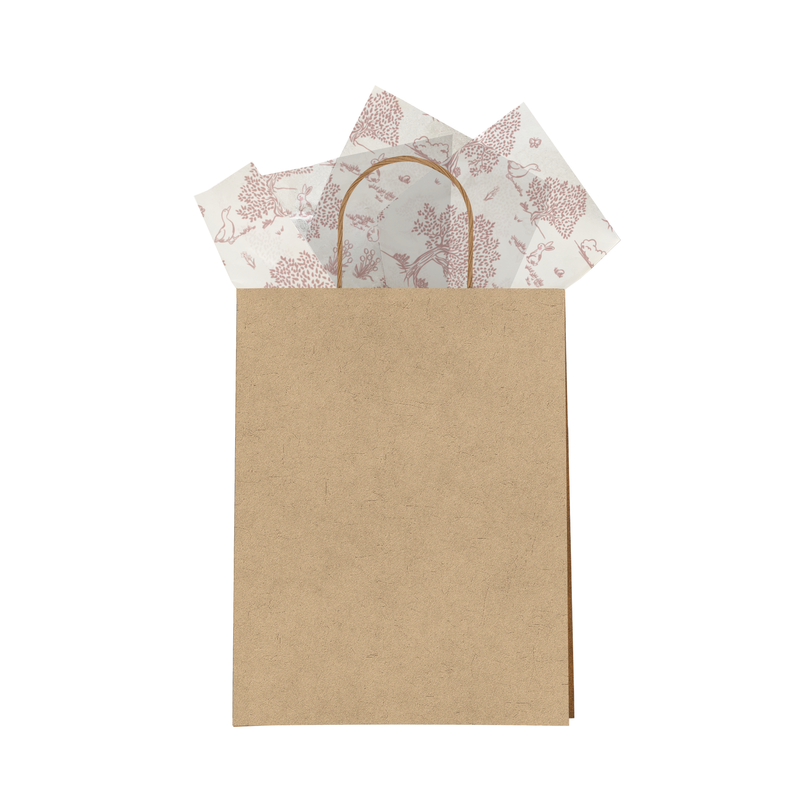 Pink Toile Designer Tissue Paper for Gift Bags